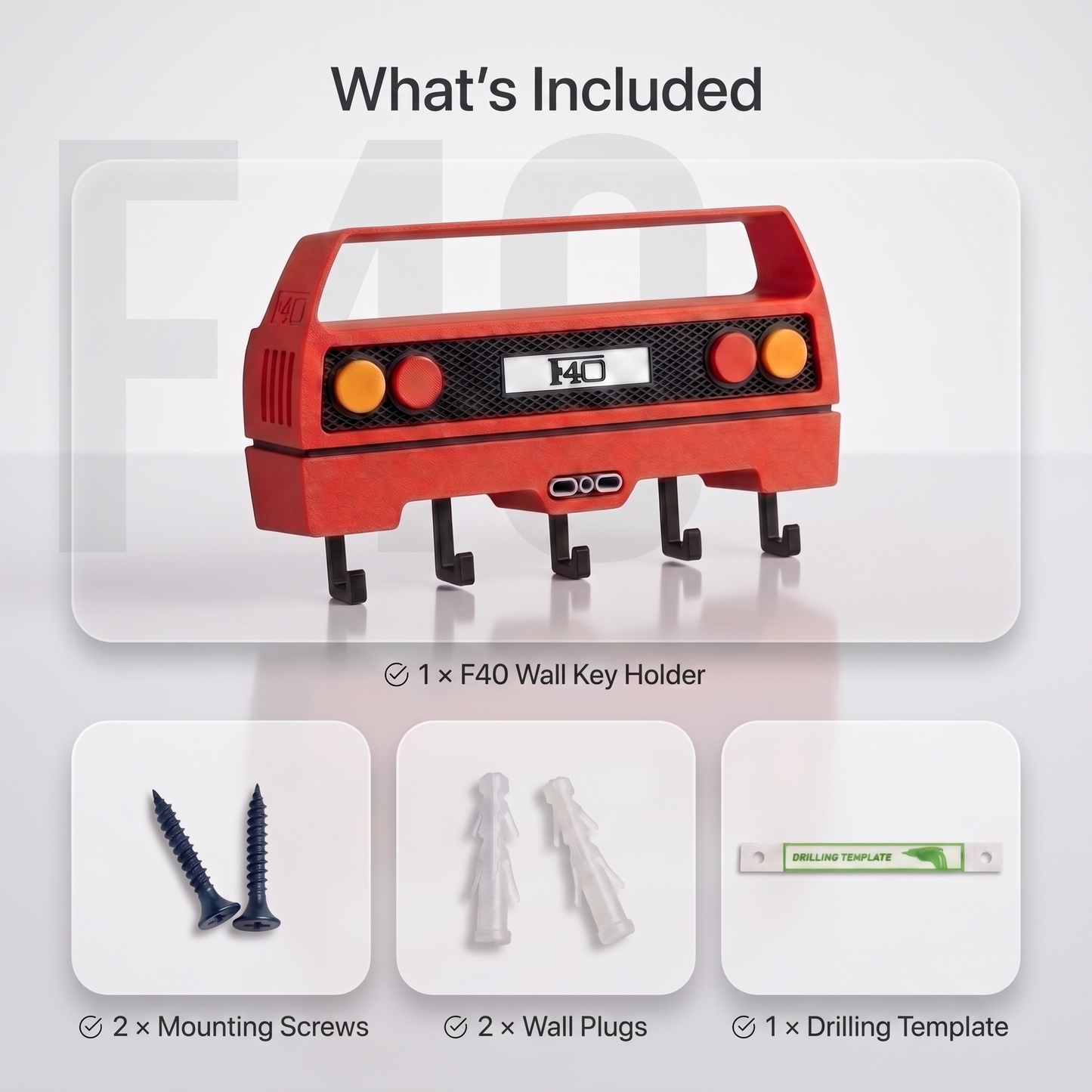 Iconic Supercar Key Holder - JDM & Euro Edition