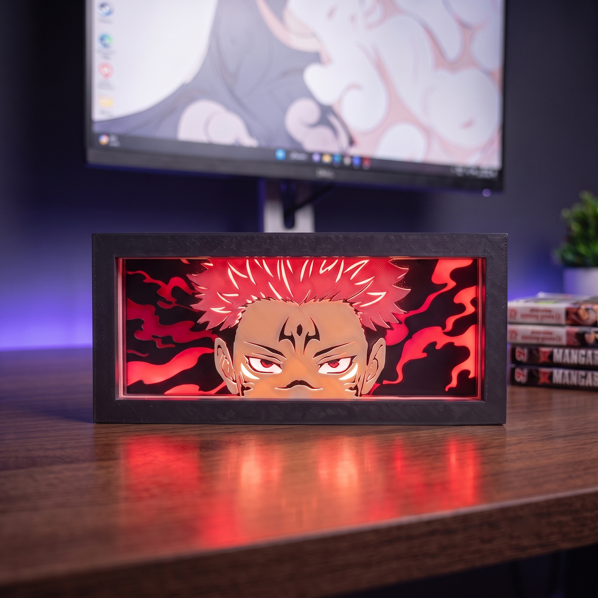 Ryomen Sukuna 3D Lightbox