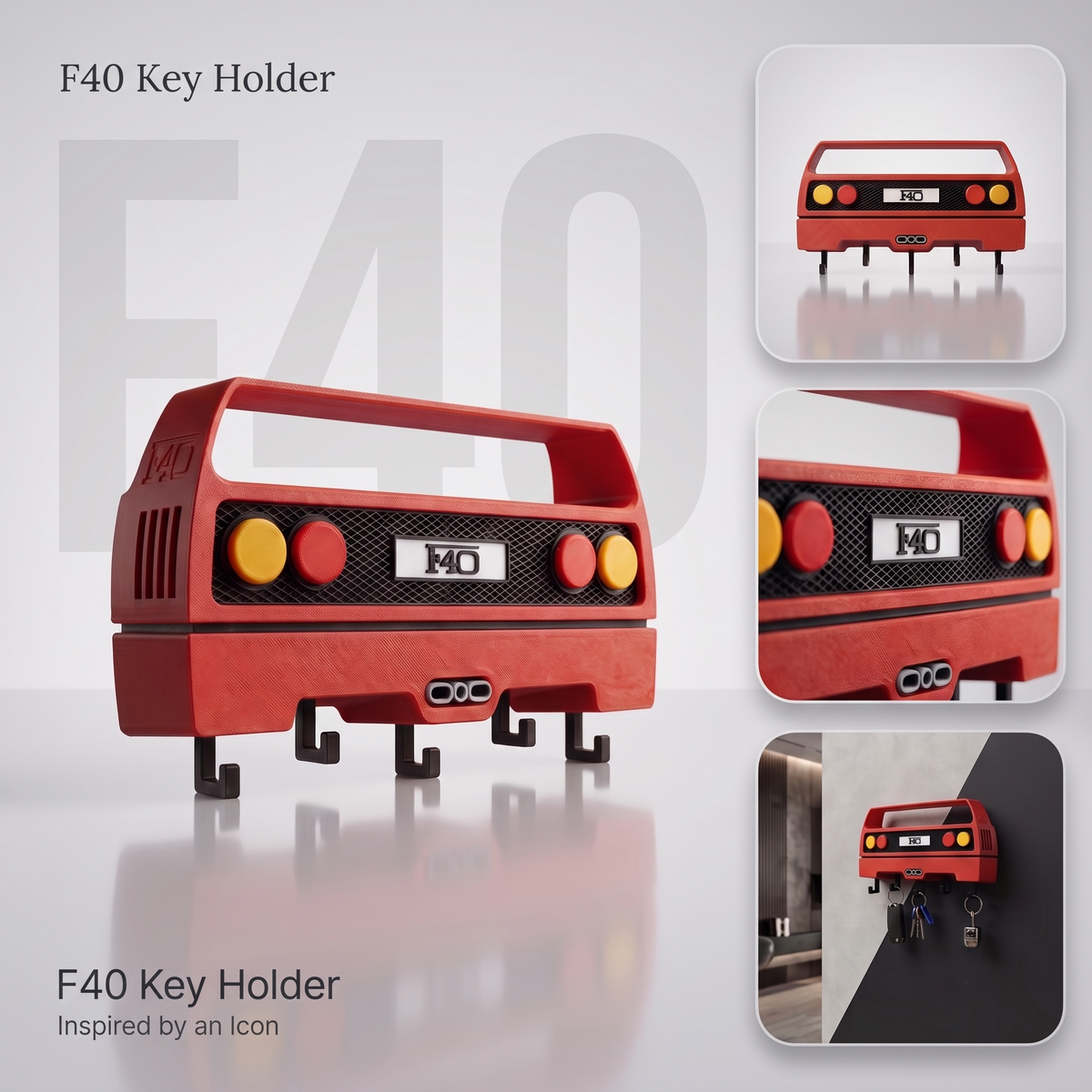 Iconic Supercar Key Holder - JDM & Euro Edition