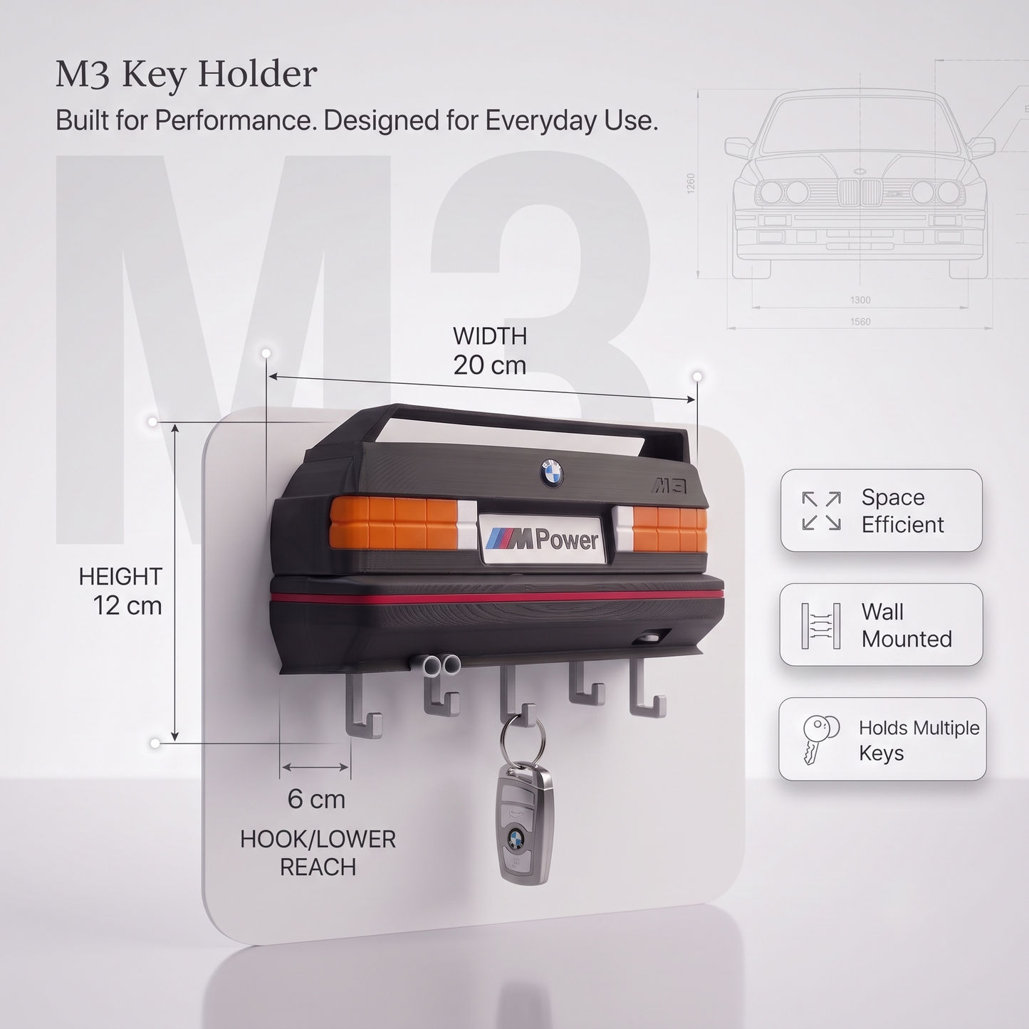 Iconic Supercar Key Holder - JDM & Euro Edition