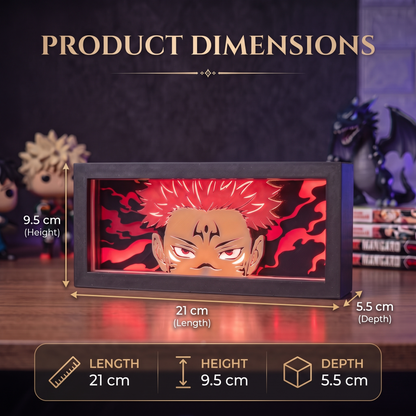 Ryomen Sukuna 3D Lightbox
