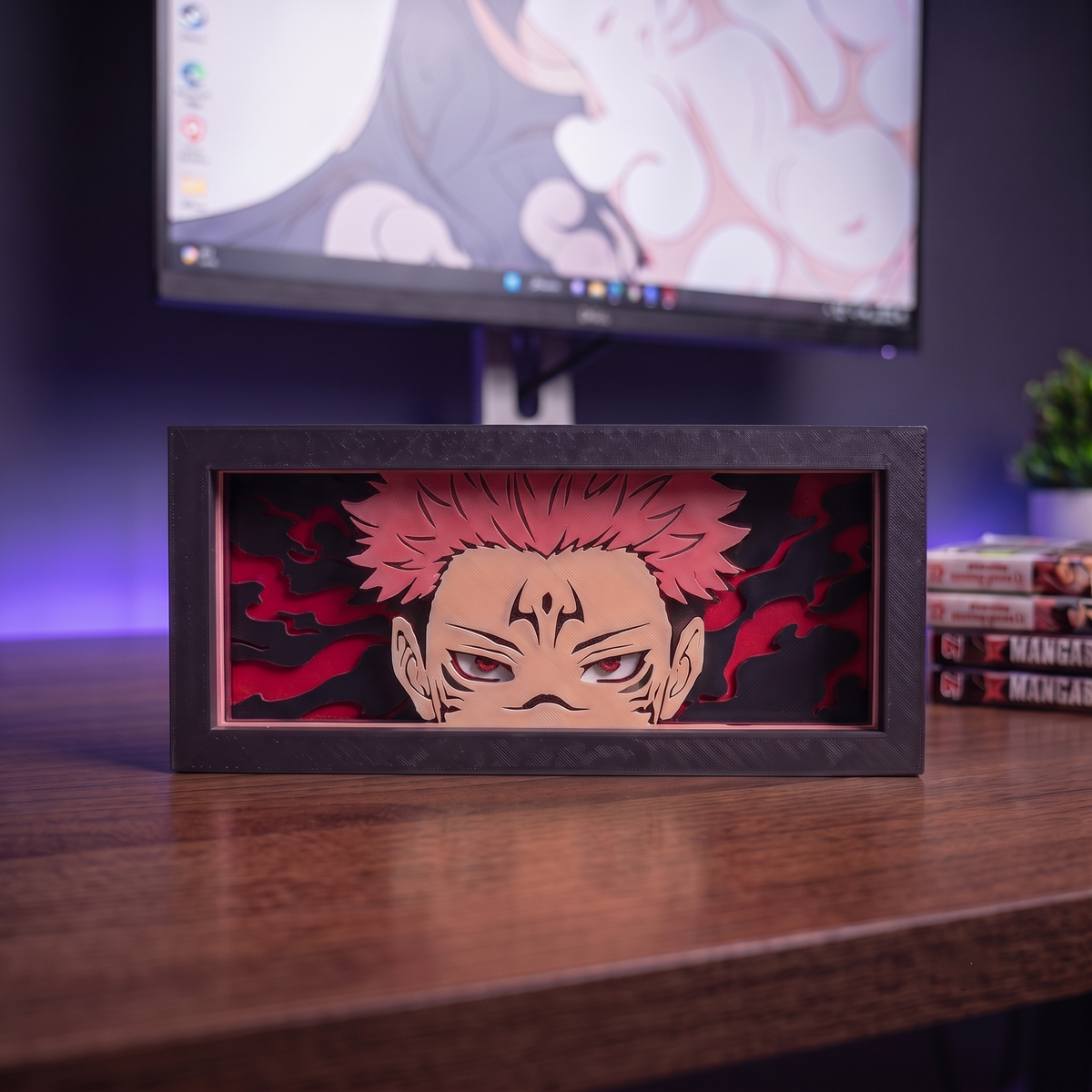 Ryomen Sukuna 3D Lightbox