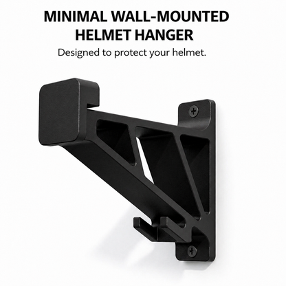 Universal Motorcycle Helmet Hanger With Key Hook for Wall