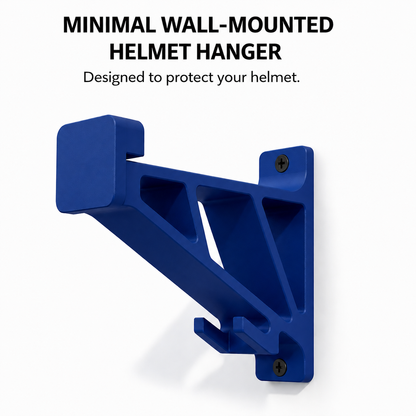 Universal Motorcycle Helmet Hanger With Key Hook for Wall