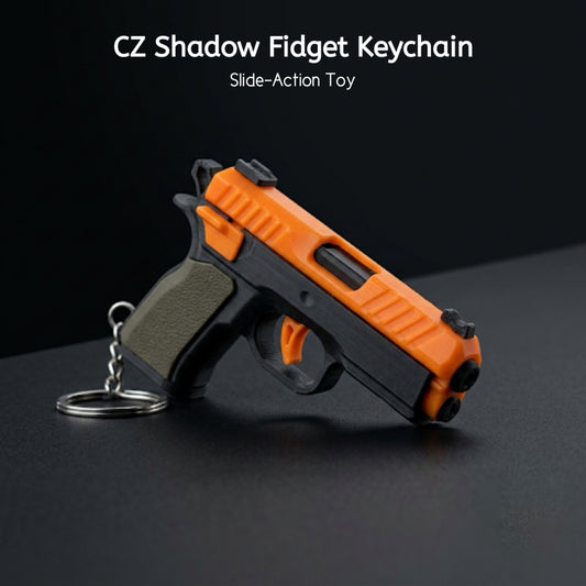 CZ Shadow Fidget Keychain Slide-Action Toy