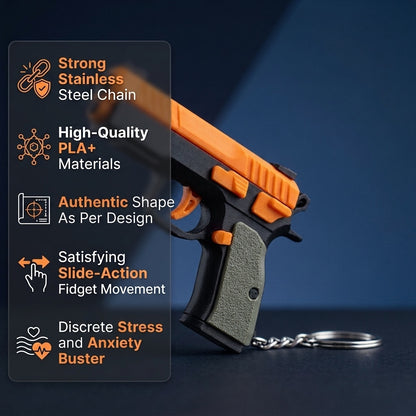 CZ Shadow Fidget Keychain Slide-Action Toy
